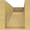 Ekena Millwork 12"W x 24"D x 12"H Wide Rockford Rough Cedar Woodgrain TimberThane Corbel, Primed Tan CORUR12X24X12ROCRCPR - alternate 6